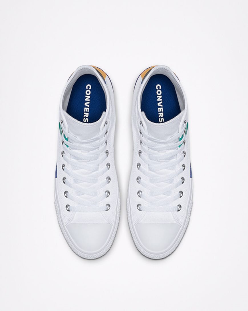 Women's Converse Chuck Taylor All Star Space Racer High Top High Top Shoes White / Blue / Red | AU C6380M